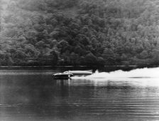Bluebird on Coniston Water, Cumbria, November 1958