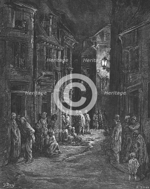 'Bluegate Fields', 1872.  Creator: Gustave Doré.