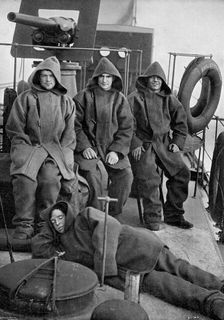 Bluejackets of the torpedo boat destroyer HMS Sturgeon 1896. Artist: Gregory & Co