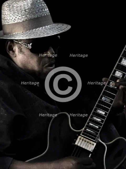 Bluesman, 2011. Artist: Alan John Ainsworth.