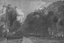 Bluff on the Erie Canal, Near Little Falls 1883. Artist: G. Wyand