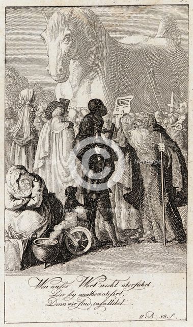 Blumauer's 'Aeneide', 1789. Creator: Daniel Nikolaus Chodowiecki.