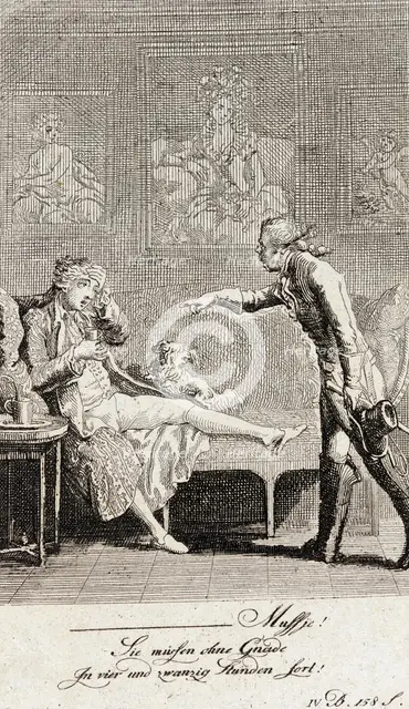 Blumauer's 'Aeneide', 1789. Creator: Daniel Nikolaus Chodowiecki.