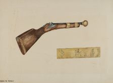 Blunderbuss, c. 1940. Creator: Jessie M Youngs