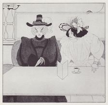 Black Coffee, 1895. Creator: Aubrey Beardsley