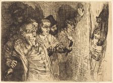 Black Cat (Le chat noir). Creator: Alphonse Legros
