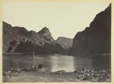 Black Cañon, Colorado River, from Camp 8, Looking Above, 1871. Creator: Tim O'Sullivan