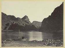 Black Cañon, Colorado River, from Camp 8, Looking Above, 1871. Creator: Tim O'Sullivan