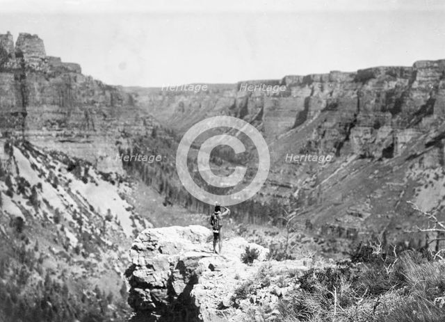 Black Cañon, c1905. Creator: Edward Sheriff Curtis.