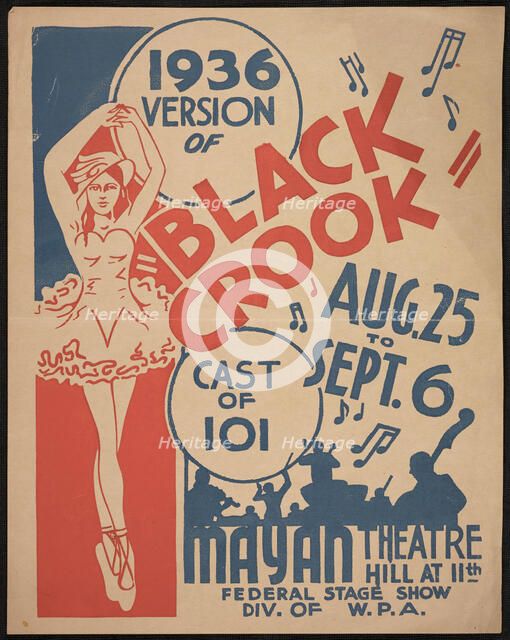 Black Crook, Los Angeles, 1936. Creator: Unknown.