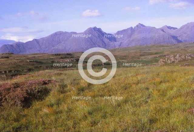 Black Cuillin Hills, from Rubha an Dunain, Isle of Skye, Scotland, 20th century. Artist: CM Dixon.