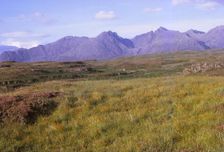 Black Cuillin Hills, from Rubha an Dunain, Isle of Skye, Scotland, 20th century. Artist: CM Dixon