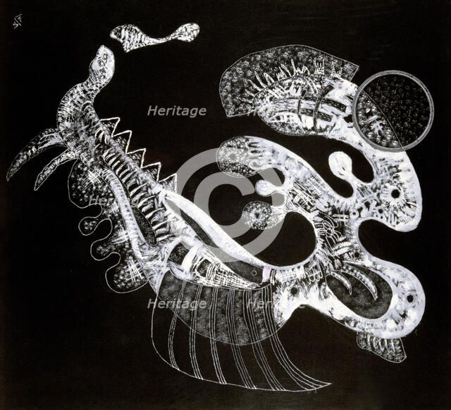 'Black and White', 20th Century. Artist: Vassily Kandinsky