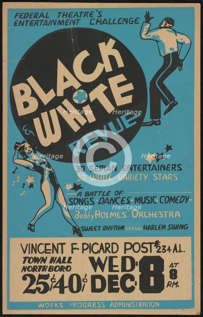 Black and White Revue, [193-]. Creator: Unknown.