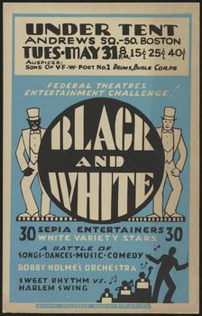 Black and White Revue, [193-]. Creator: Unknown