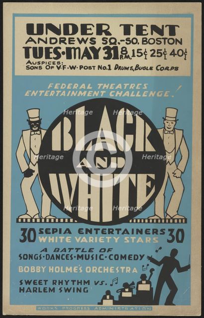 Black and White Revue, [193-]. Creator: Unknown.