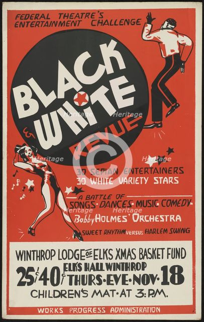 Black and White Revue, [193-]. Creator: Unknown.