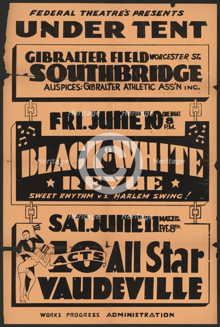 Black and White Revue, [193-]. Creator: Unknown.