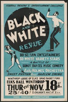 Black and White Revue, [193-]. Creator: Unknown