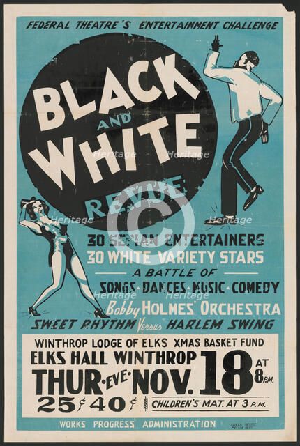Black and White Revue, [193-]. Creator: Unknown.