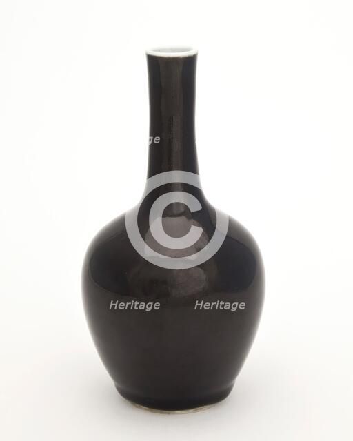 Black bottle, 1700s. Creator: Unknown.