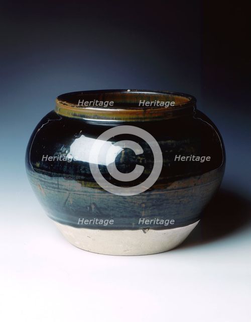 Black glazed jar, Cizhou-type, Northern Song dynasty, China, 11th century. Artist: Unknown