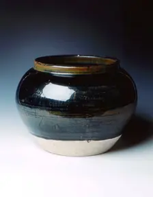 Black glazed jar, Cizhou-type, Northern Song dynasty, China, 11th century. Creator: Unknown