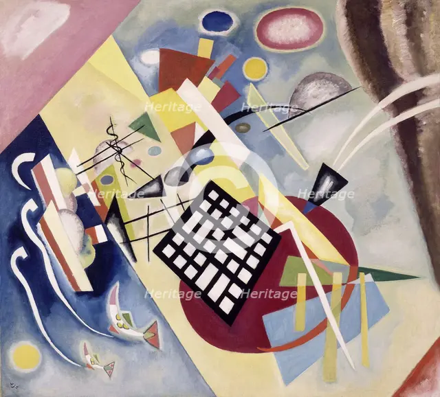 Black Grid (Schwarzer Raster). Artist: Kandinsky, Wassily Vasilyevich (1866-1944)