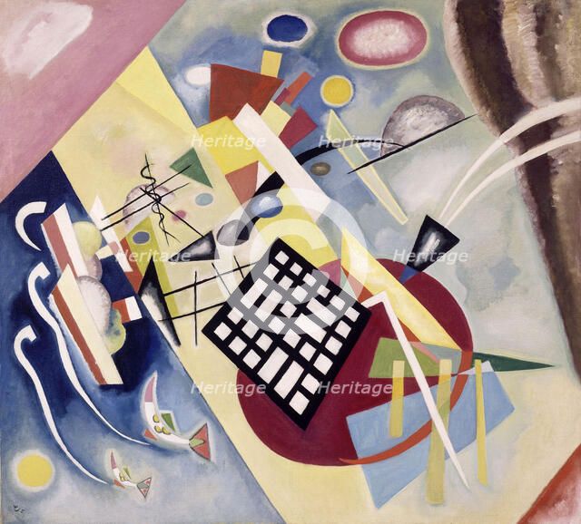 Black Grid (Schwarzer Raster). Artist: Kandinsky, Wassily Vasilyevich (1866-1944)