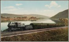 Black Diamond Express, Lehigh Valley Railroad, Pennsylvania, c1898. Creator: William H. Jackson