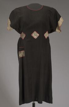 Black dress worn by Oprah Winfrey as Sofia in The Color Purple, 1985. Creator: Unknown