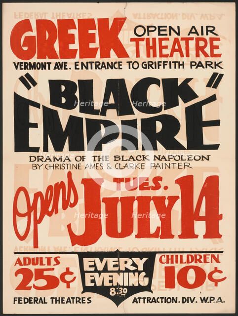 Black Empire, Los Angeles, [193-]. Creator: Unknown.