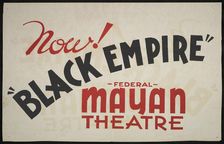 Black Empire, Los Angeles, 1936. Creator: Unknown