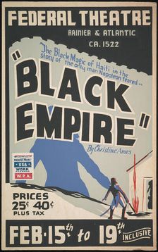 Black Empire, Seattle, 1938. Creator: Unknown
