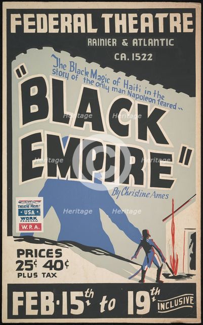 Black Empire, Seattle, 1938. Creator: Unknown.
