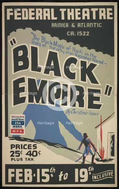 Black Empire, Seattle, 1938. Creator: Unknown.