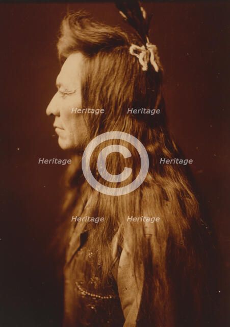 Black Eagle-profile, c1905. Creator: Edward Sheriff Curtis.