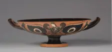 Black Figured Eye Kylix, 500s. Creator: Unknown