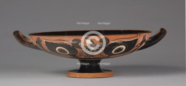 Black Figured Eye Kylix, 500s. Creator: Unknown.