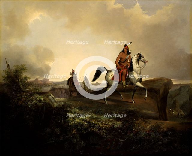 Black Knife, an Apache Warrior, 1846. Creator: John Mix Stanley.