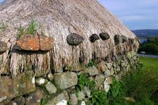 Black house, Colbost Folk Museum, Skye, Highland, Scotland