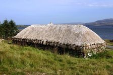 Black house, Colbost Folk Museum, Skye, Highland, Scotland