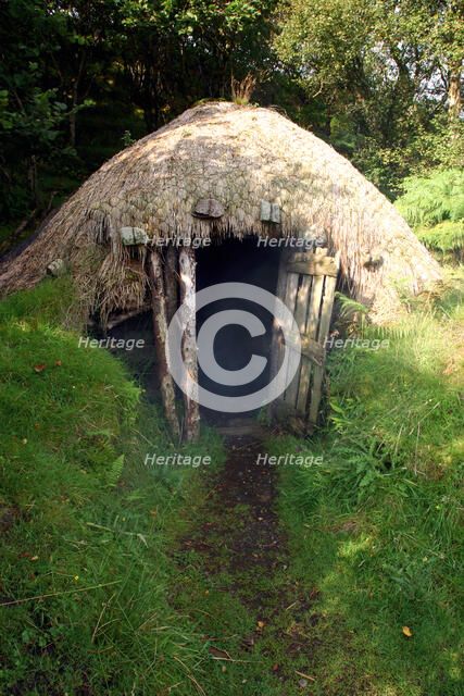 Black house, Colbost Folk Museum, Skye, Highland, Scotland.