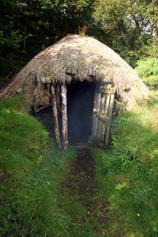 Black house, Colbost Folk Museum, Skye, Highland, Scotland