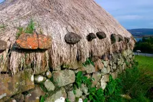 Black house, Colbost Folk Museum, Skye, Highland, Scotland. Creator: Peter Thompson