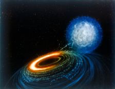 Black Hole, artist's concept. Creator: NASA