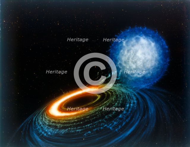 Black Hole, artist's concept. Creator: NASA.
