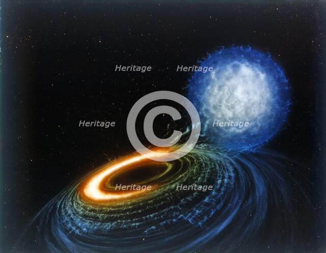 Black Hole, artist's concept. Creator: NASA.