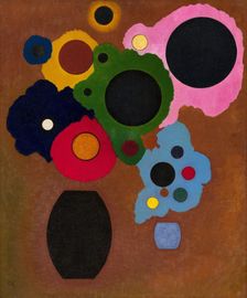 Black Increasing, 1927. Creator: Kandinsky, Wassily Vasilyevich (1866-1944)