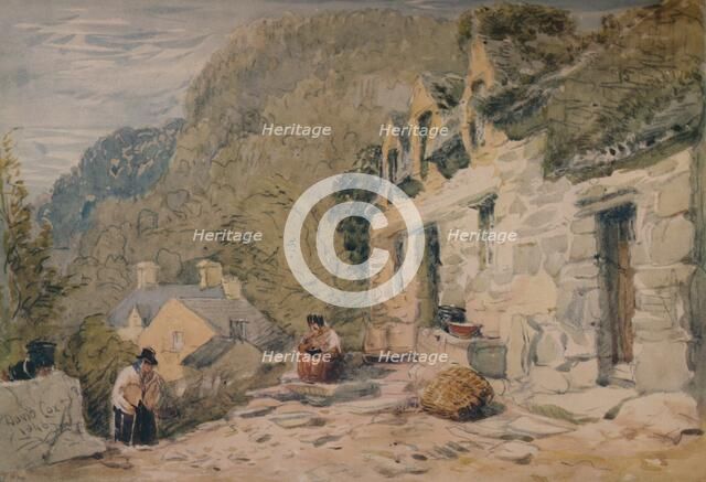 'Black Jack's Cottage, Bettws-y-Coed', 1846. Artist: David Cox the elder.
